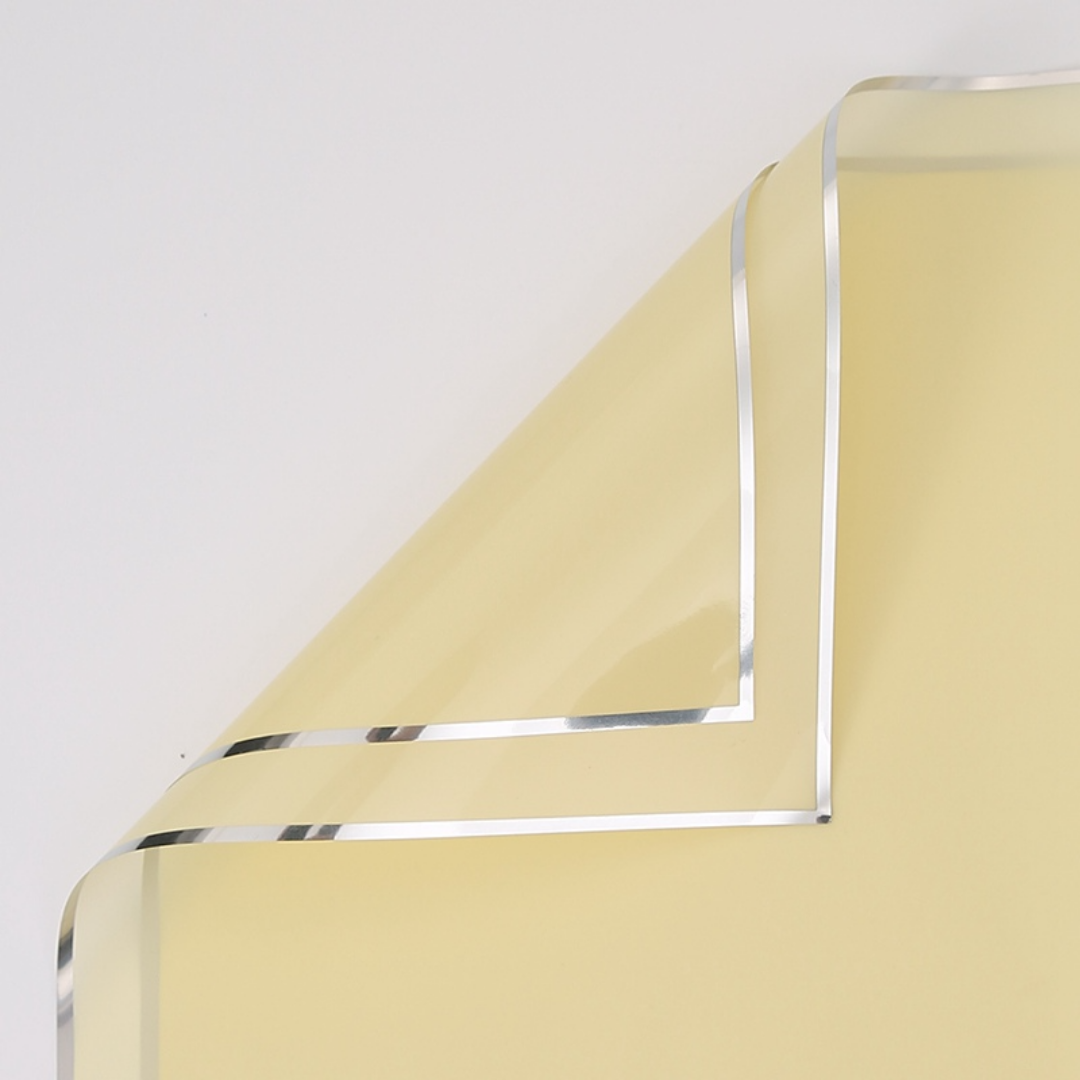 Papel Coreano Borde Plata