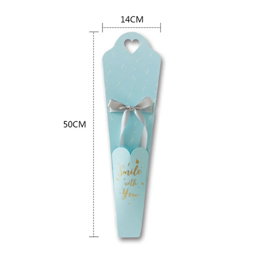 Bolsa Cono Para Flores x10