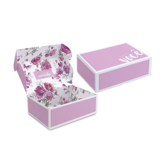 Caja De Regalo Lavanda M x10