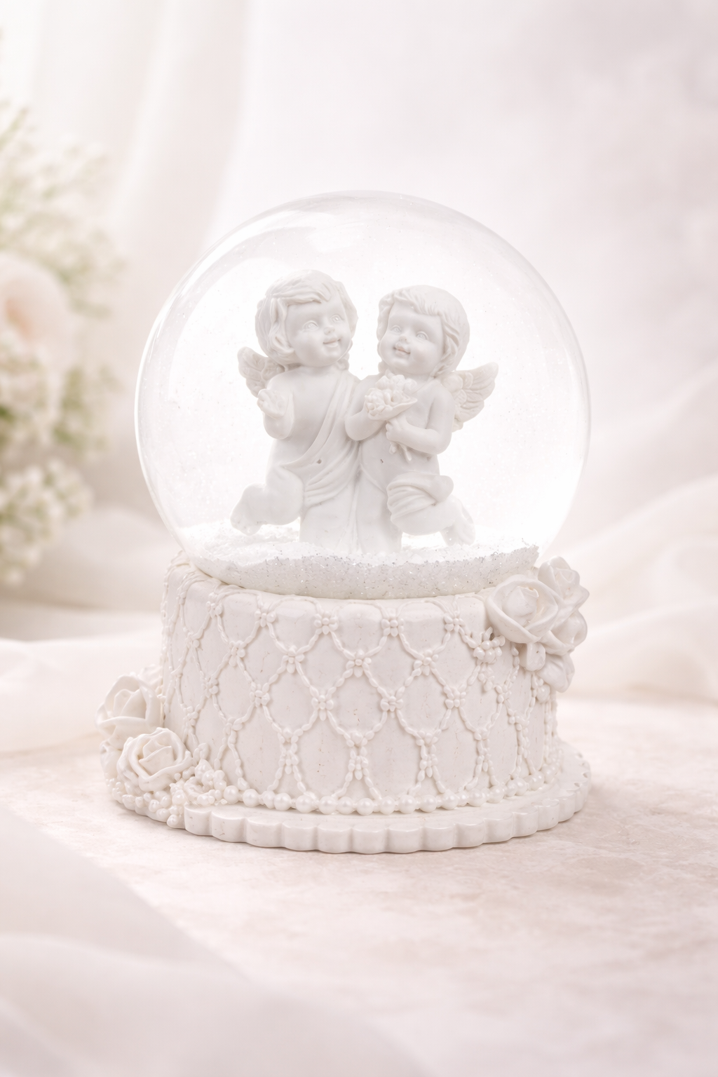 Esfera de Cristal Angelitos