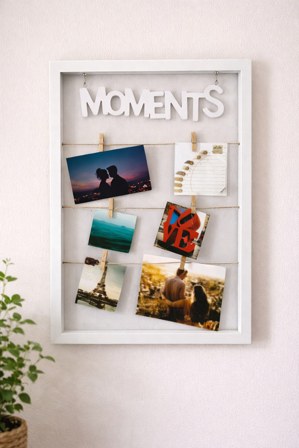 Cuadro Moments Blanco