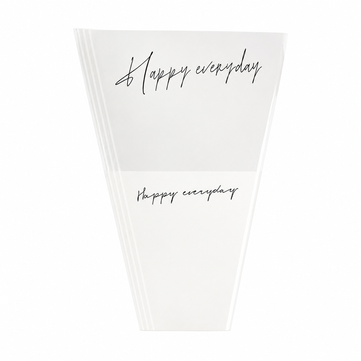 Cono Blanco Impermeable Para Flores x20