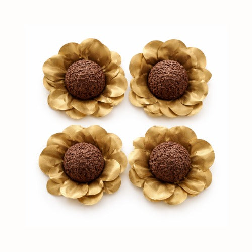 Base Pirotin Flor Nena Dorada