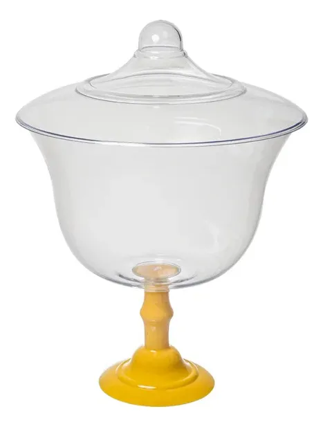 Caramelera Con Tapa Amarillo