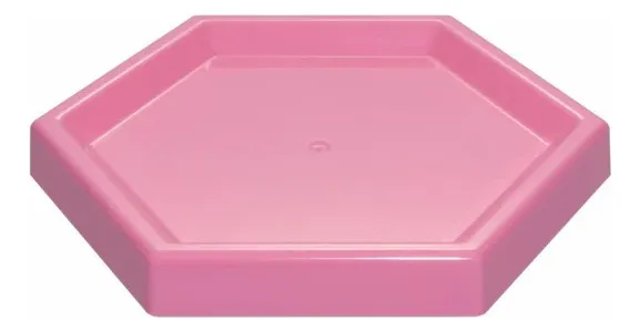 Bandeja Hexagonal Rosa Bebé