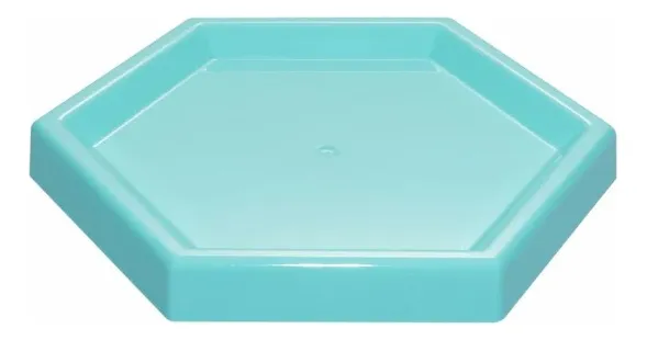 Bandeja Hexagonal Verde Agua