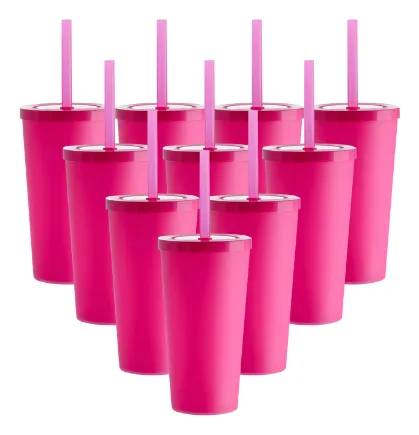 Vaso Twister Fucsia x12