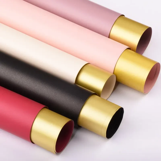 Papel Coreano Duplex Dorado