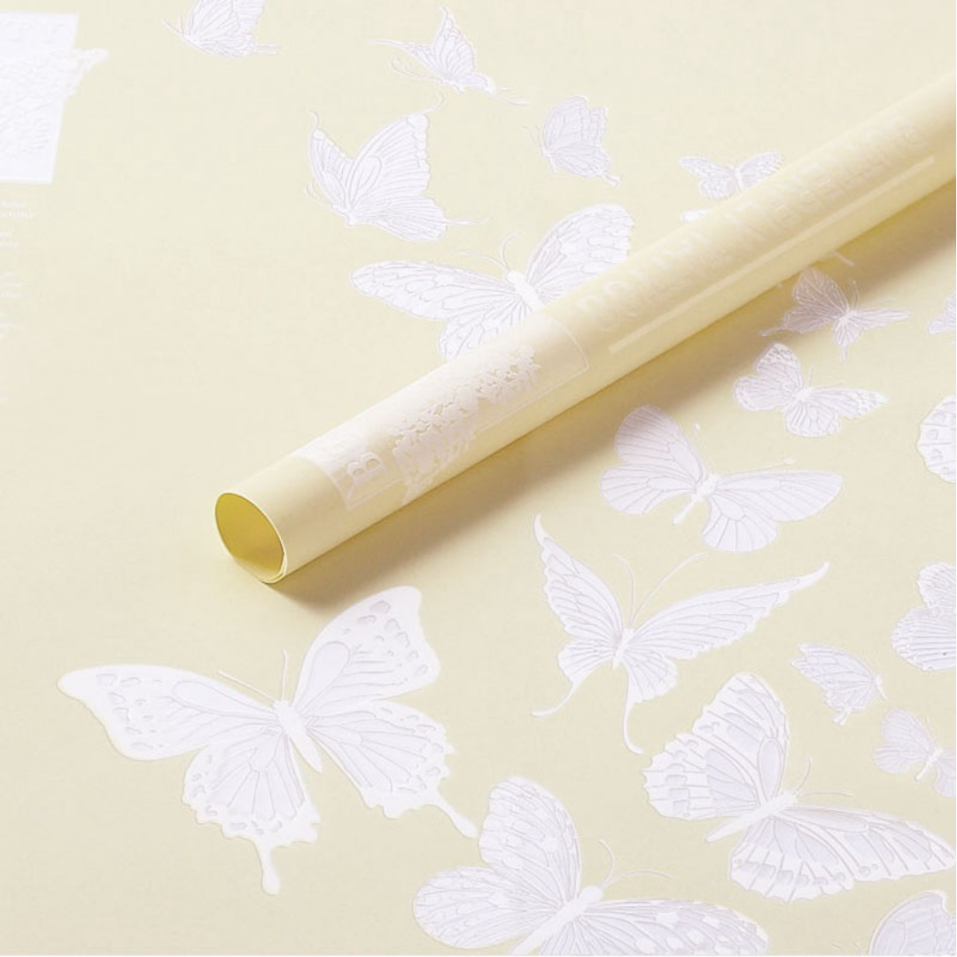 Papel Coreano Con Mariposas