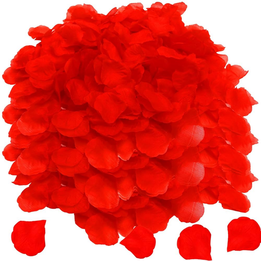 Pétalos de Rosa en Tela