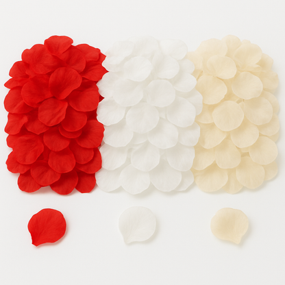 Pétalos de Rosa en Tela