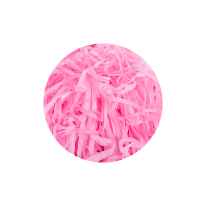 Virutas de papel de rafia con luz LED