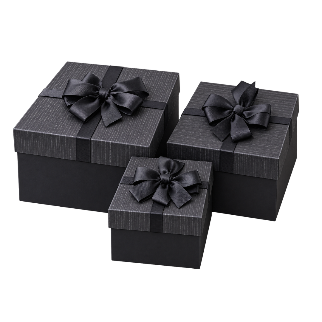 Set 3 Cajas Con Moña