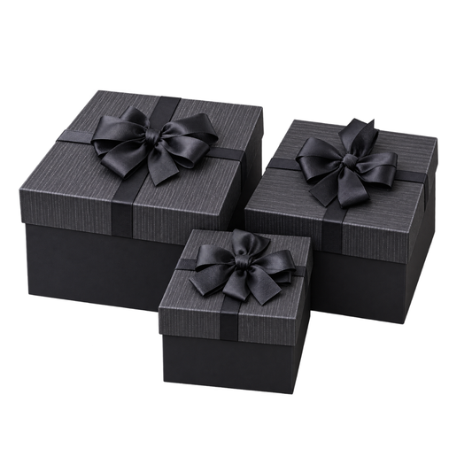 Set 3 Cajas Con Moña