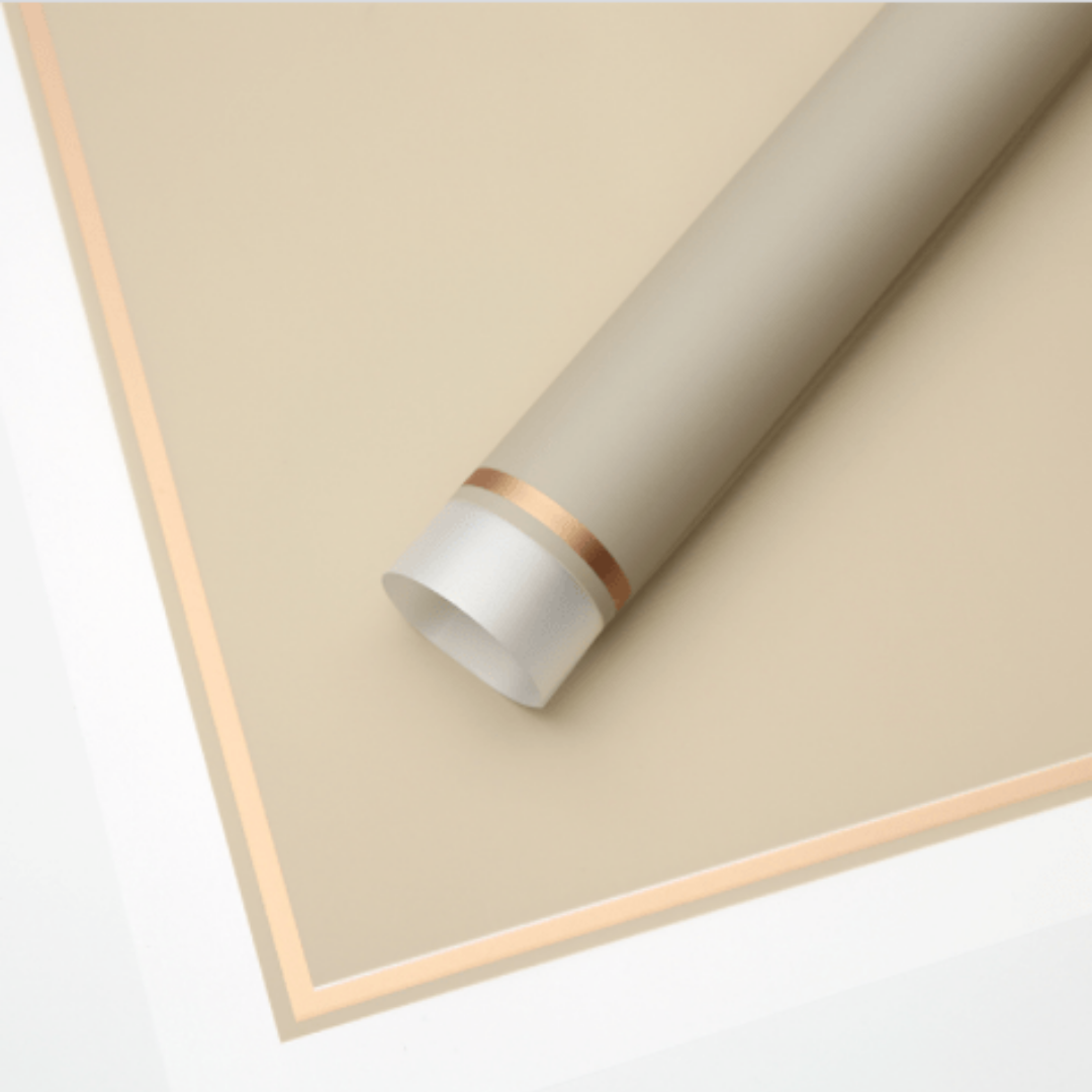 Papel Coreano Borde Transparente