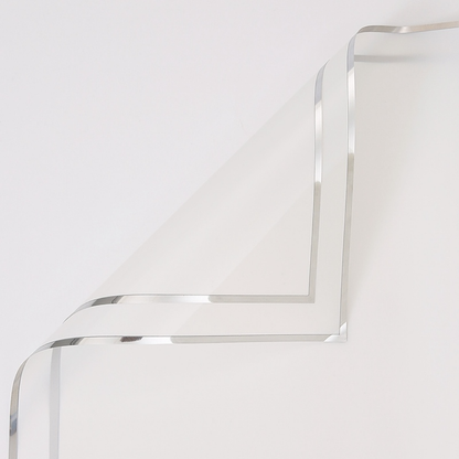 Papel Coreano Borde Plata