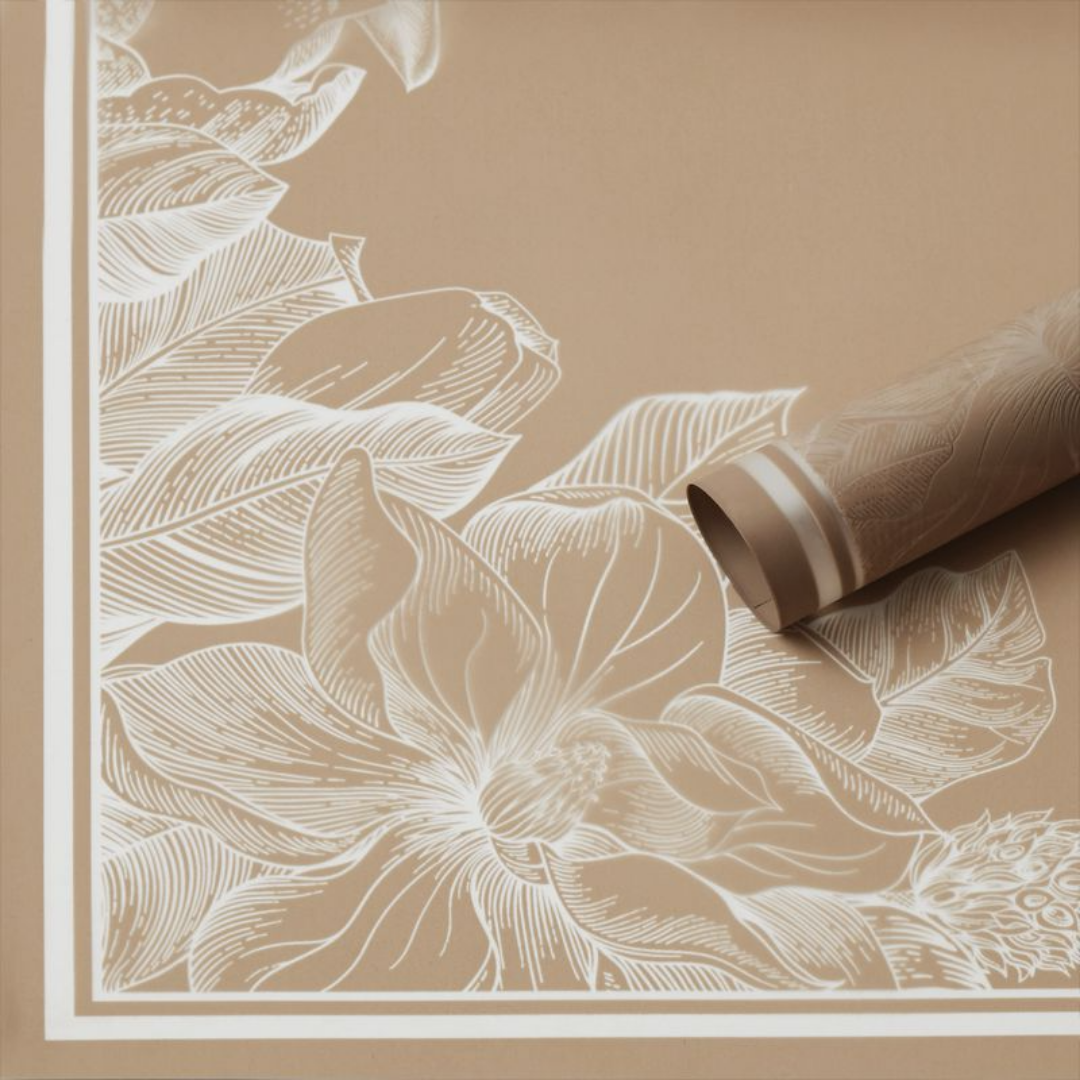Papel Coreano Con Flores