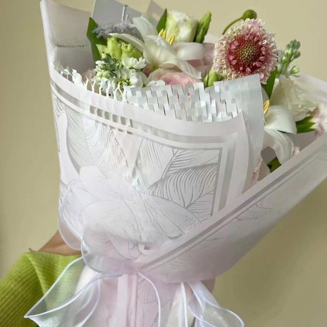 Papel Coreano Con Flores
