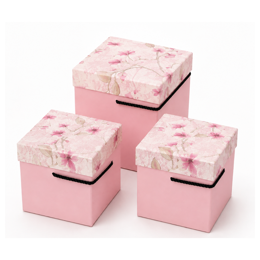 Set 3 Cajas diseño Flores