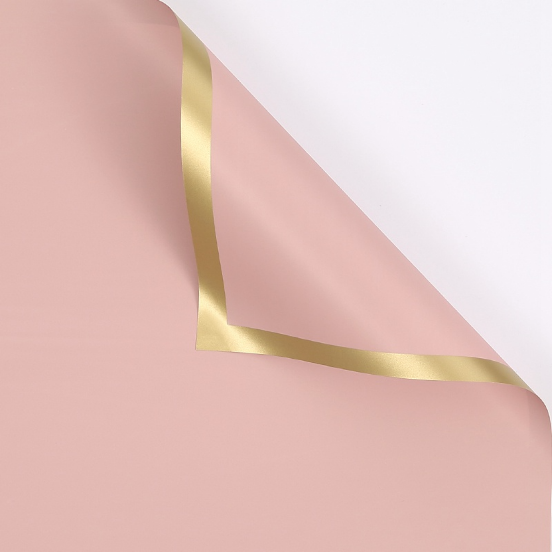 Papel Coreano Con Borde Dorado