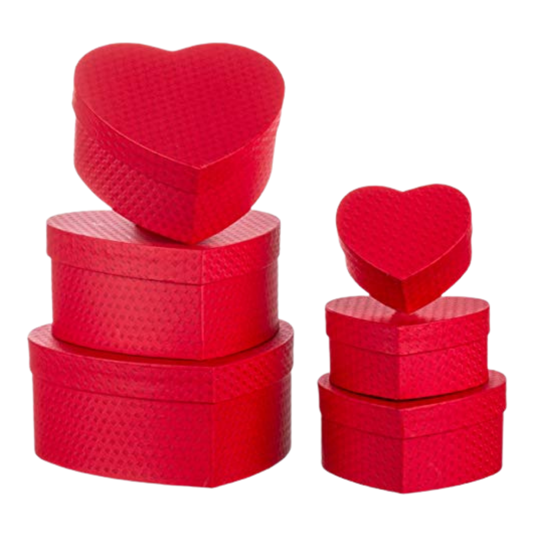 Set 3 Cajas Corazón