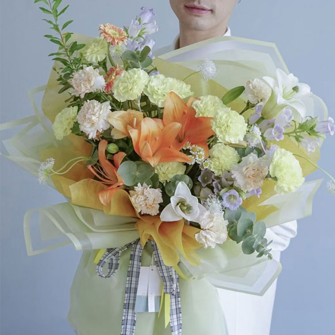 Papel Coreano Doble Borde Pastel