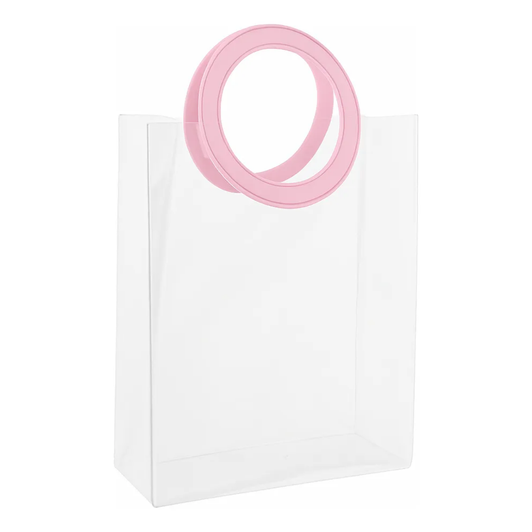Bolsa Transparente pvc asa circular x10