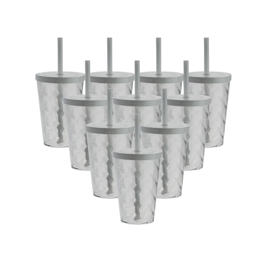 Vaso Twister Blanco x12