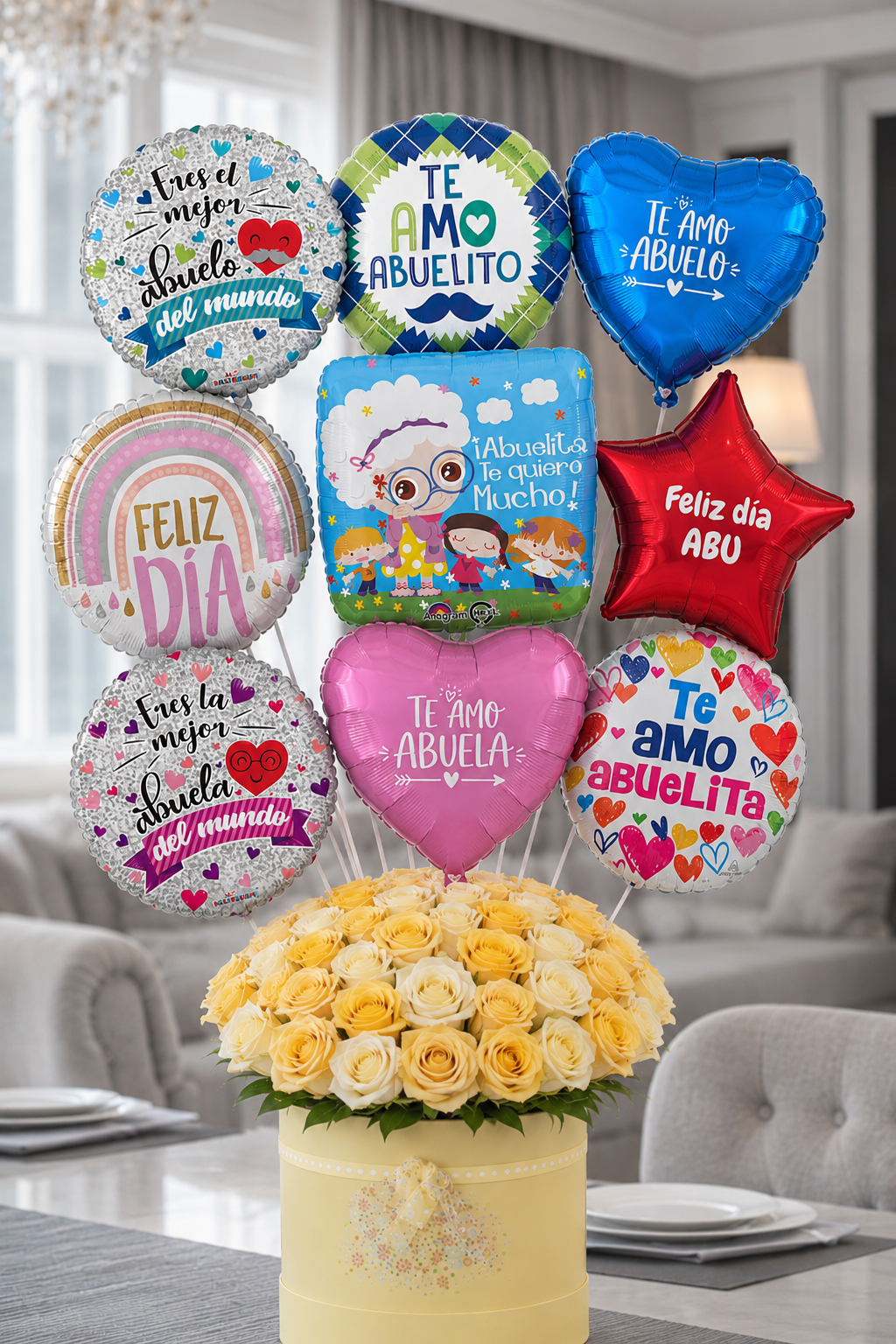 Globos 40cm Abuelos x12