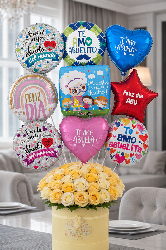 Globos 40cm Abuelos x12