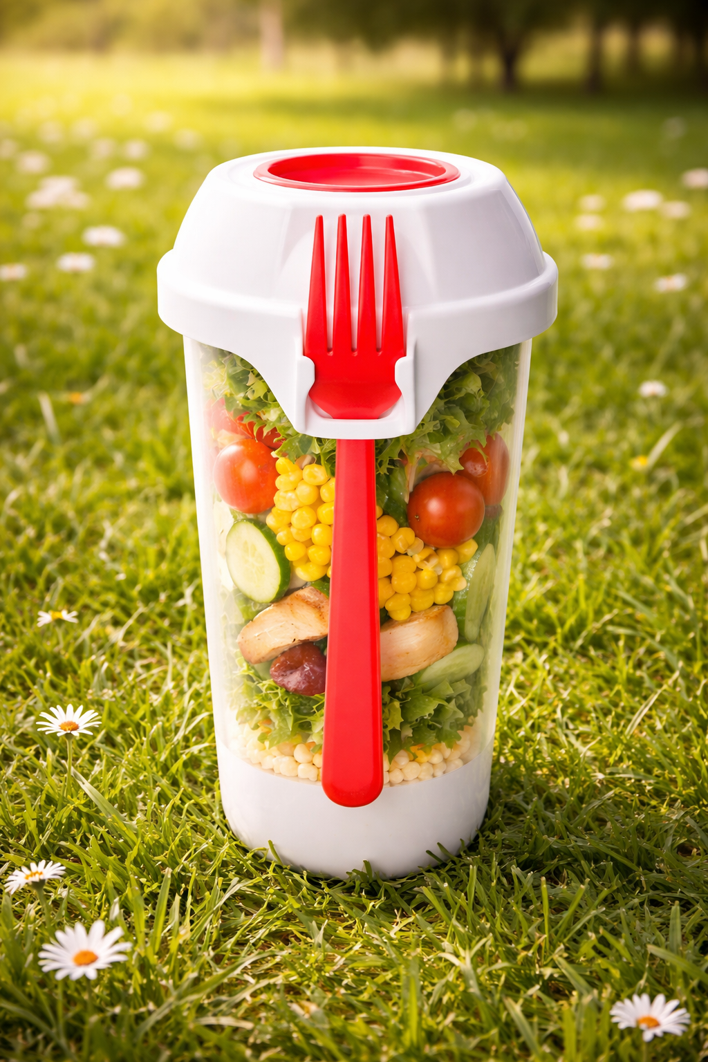 Ensaladera Rojo