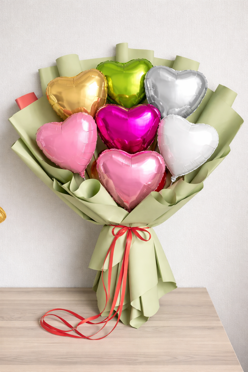 Globos 23cm Corazones Lisos x12