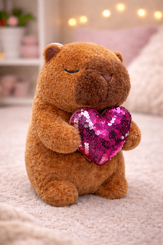 Peluche Capibara Love