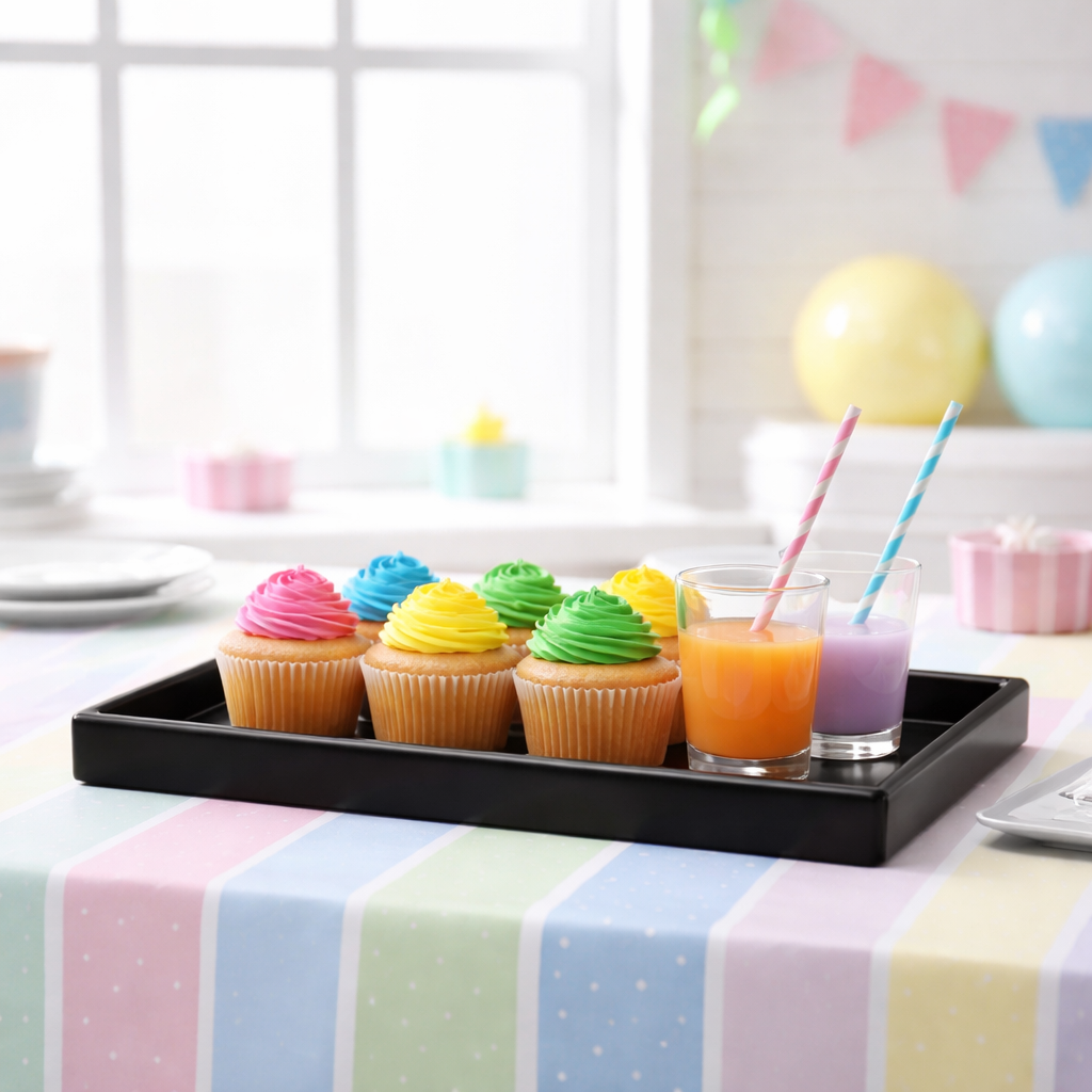 Bandeja Rectangular Negra