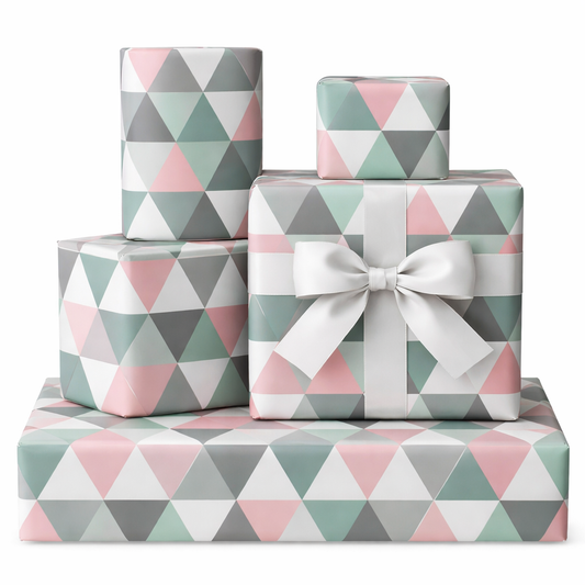 Papel de Regalo Tribal Aguamarina