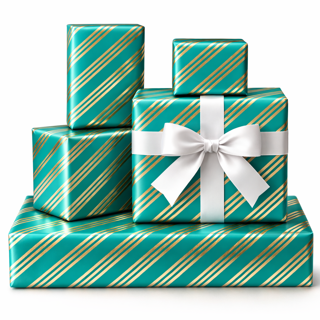 Papel de Regalo Aguamarina