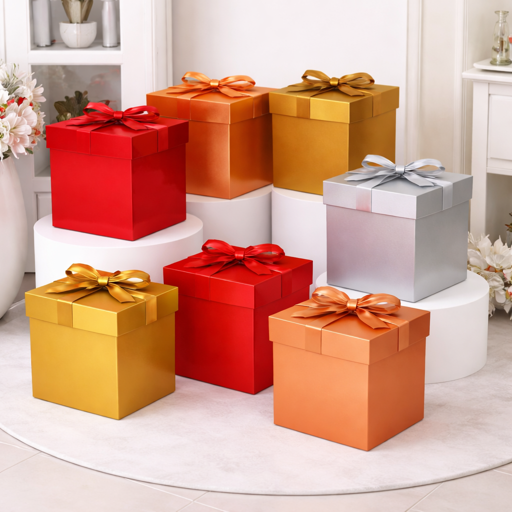 Cajas de Regalo Metalizadas x6