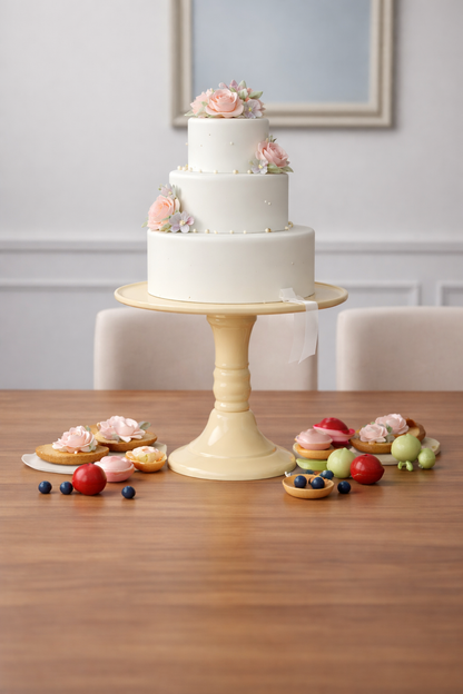 Soporte de Torta 32cm Crema