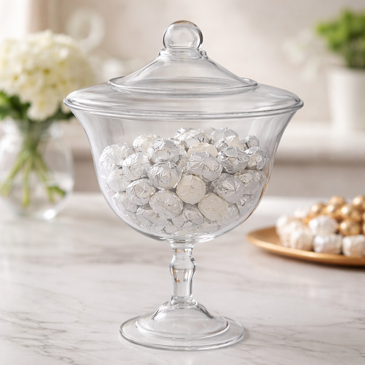 Caramelera Con Tapa Transparente