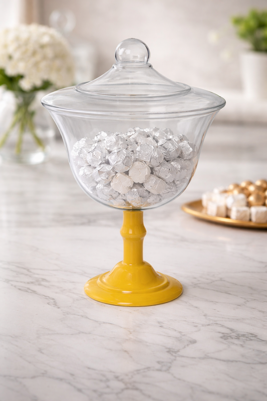 Caramelera Con Tapa Amarillo