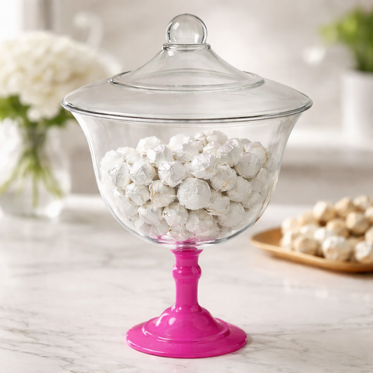 Caramelera Con Tapa Fucsia