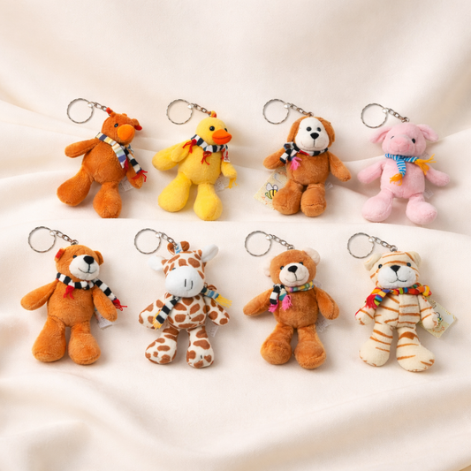 Peluches Llaveros Animalitos x6