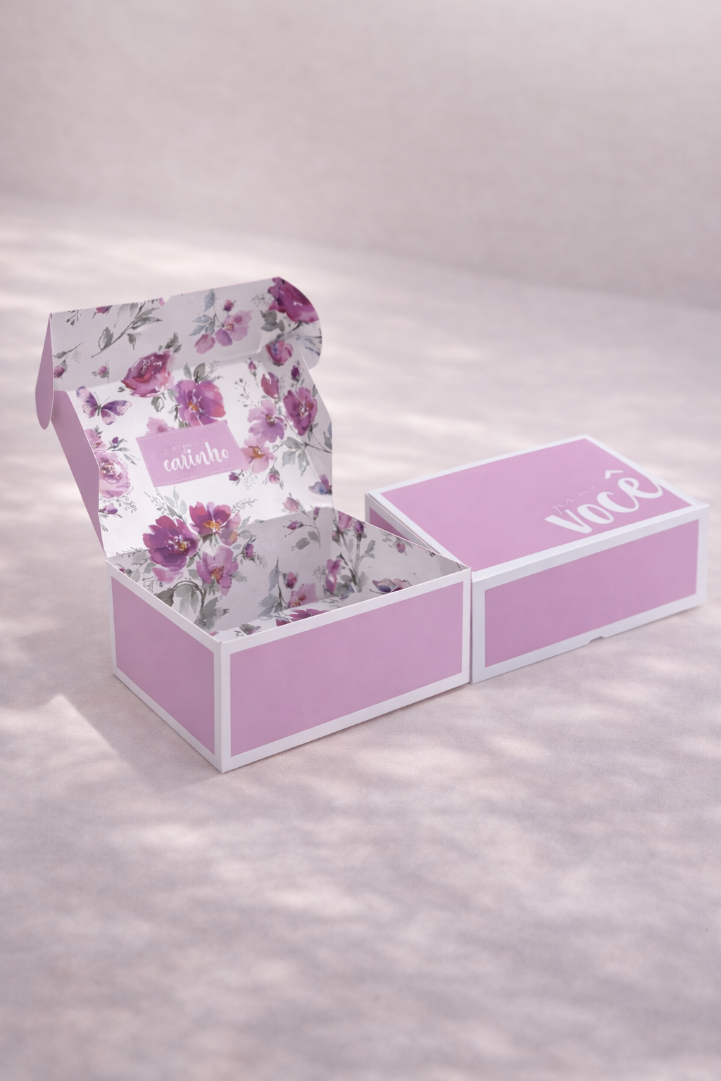 Caja De Regalo Lavanda M x10