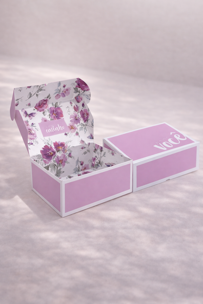 Caja De Regalo Lavanda M x10