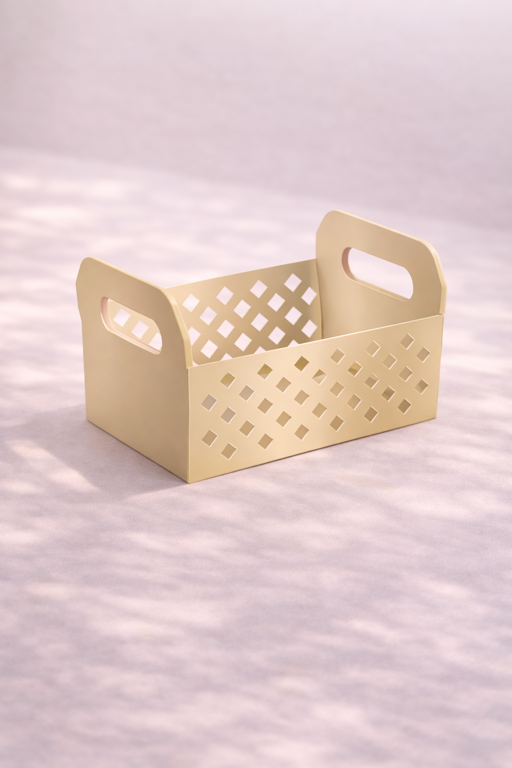 Cesta Con Asa Dorada  M x10