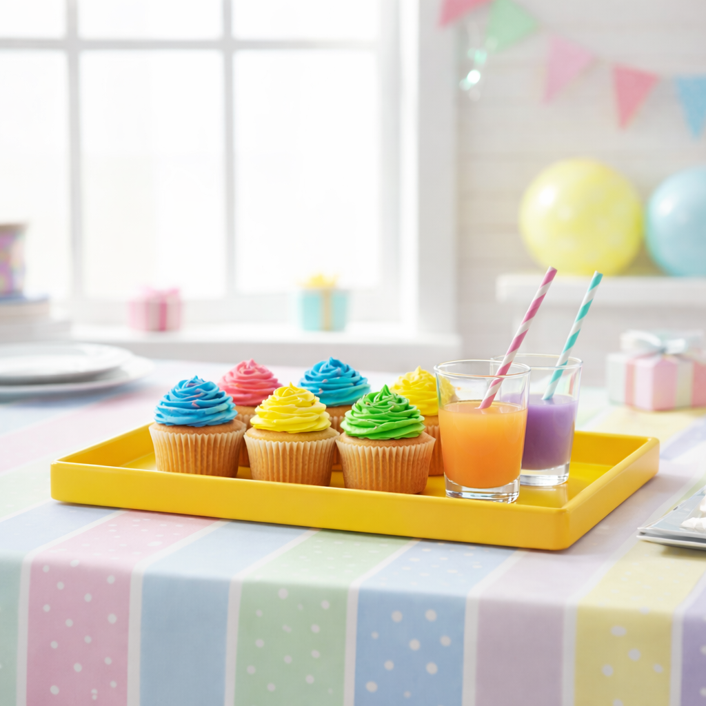 Bandeja Rectangular Amarilla