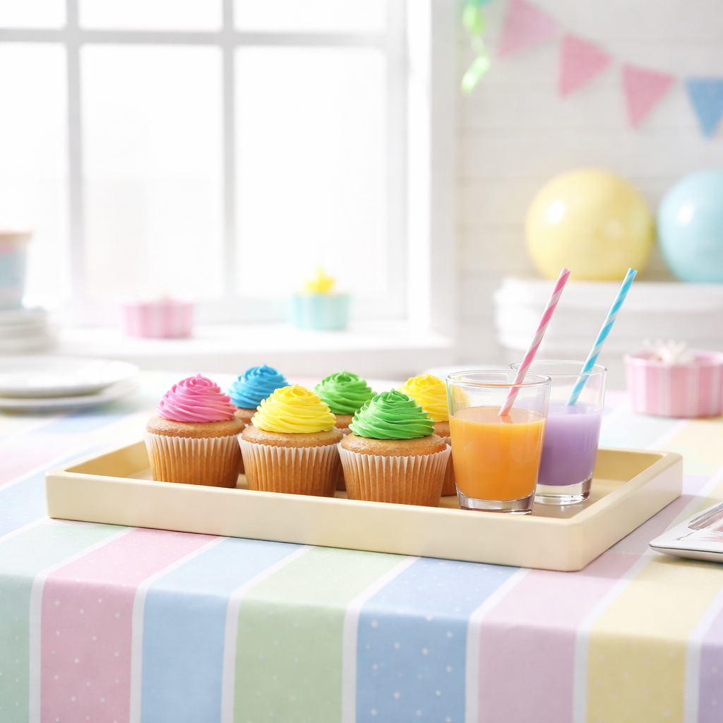 Bandeja Rectangular Crema