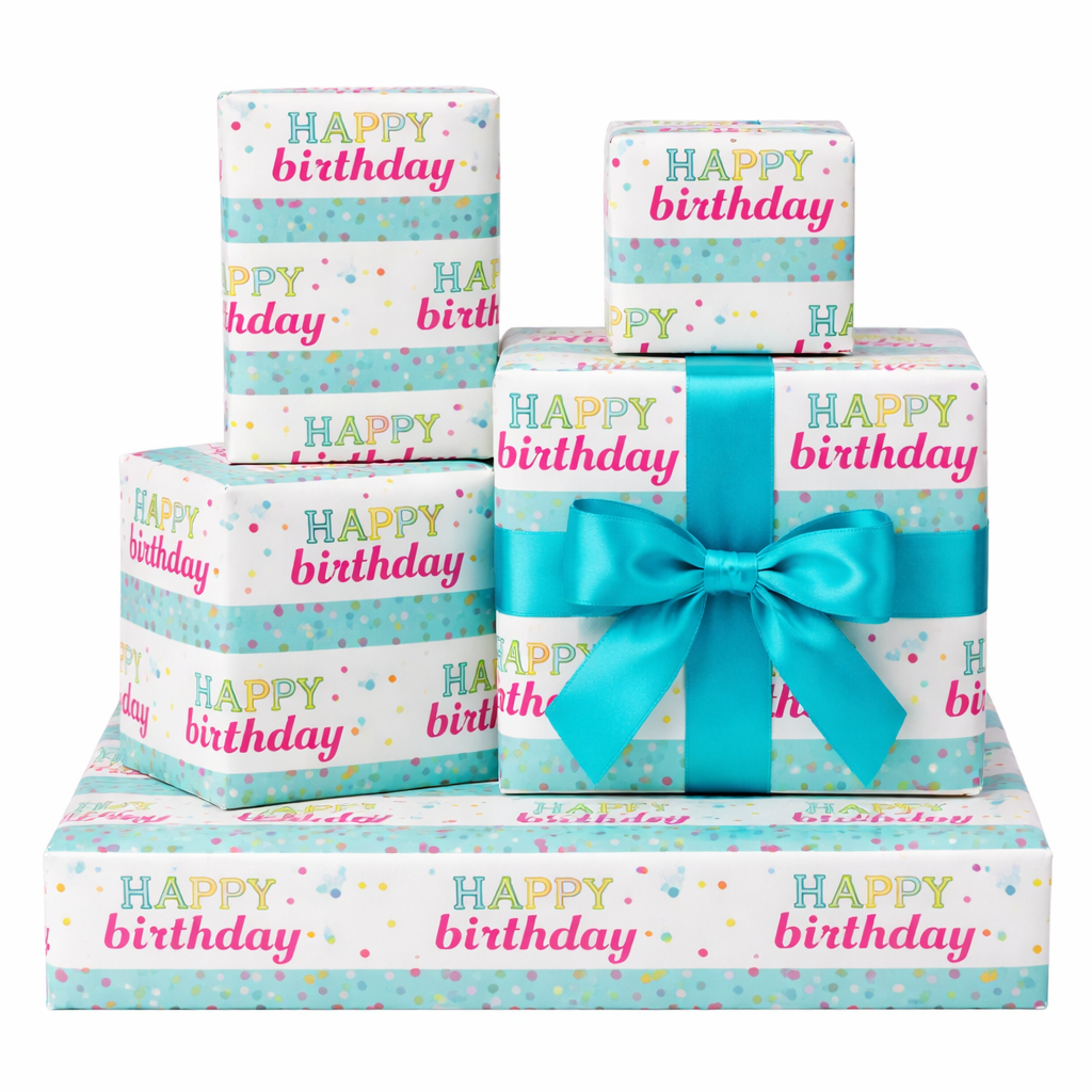 Papel de Regalo Happy Birthday