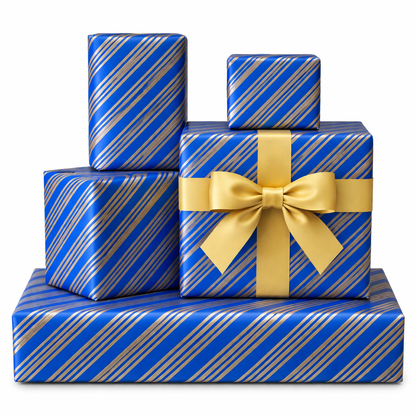 Papel de Regalo Azul