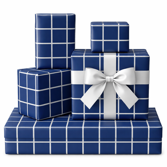 Papel de Regalo Lineas Azules